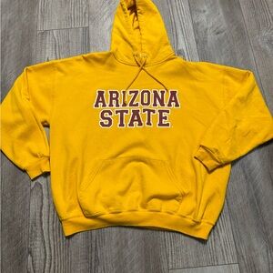 Vintage ASU Jerzees Arizona State University Sundevils Yellow maroon NCAA 2XL